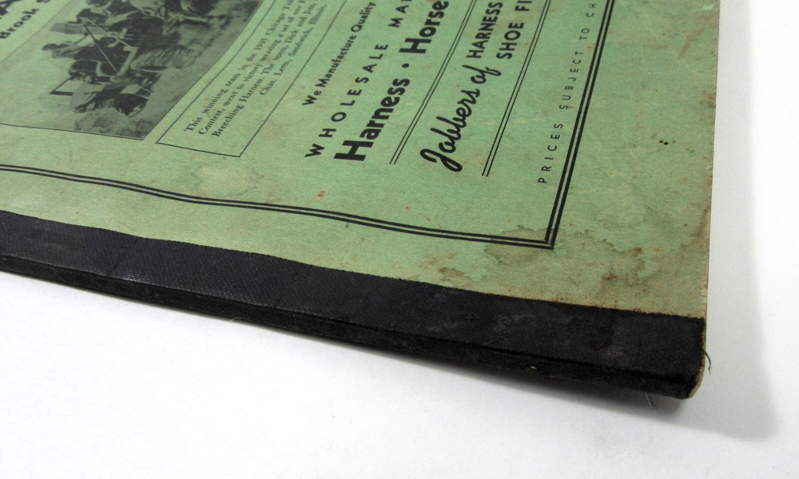 VINTAGE 1930’S HORSE EQUIPMENT CATALOG LEA COMPANY ELGIN ILLINOIS EQUIPMENT
