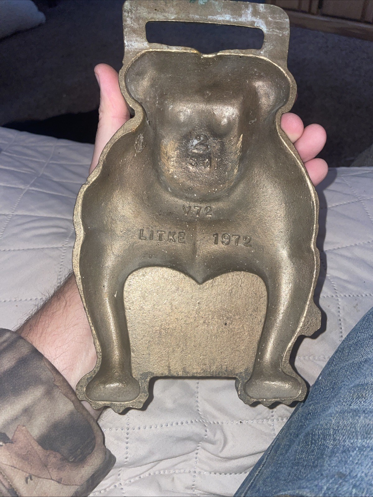 avery tractor advertisement Very rare antique bulldog AVERY 9 3/4 X 5 3/4”