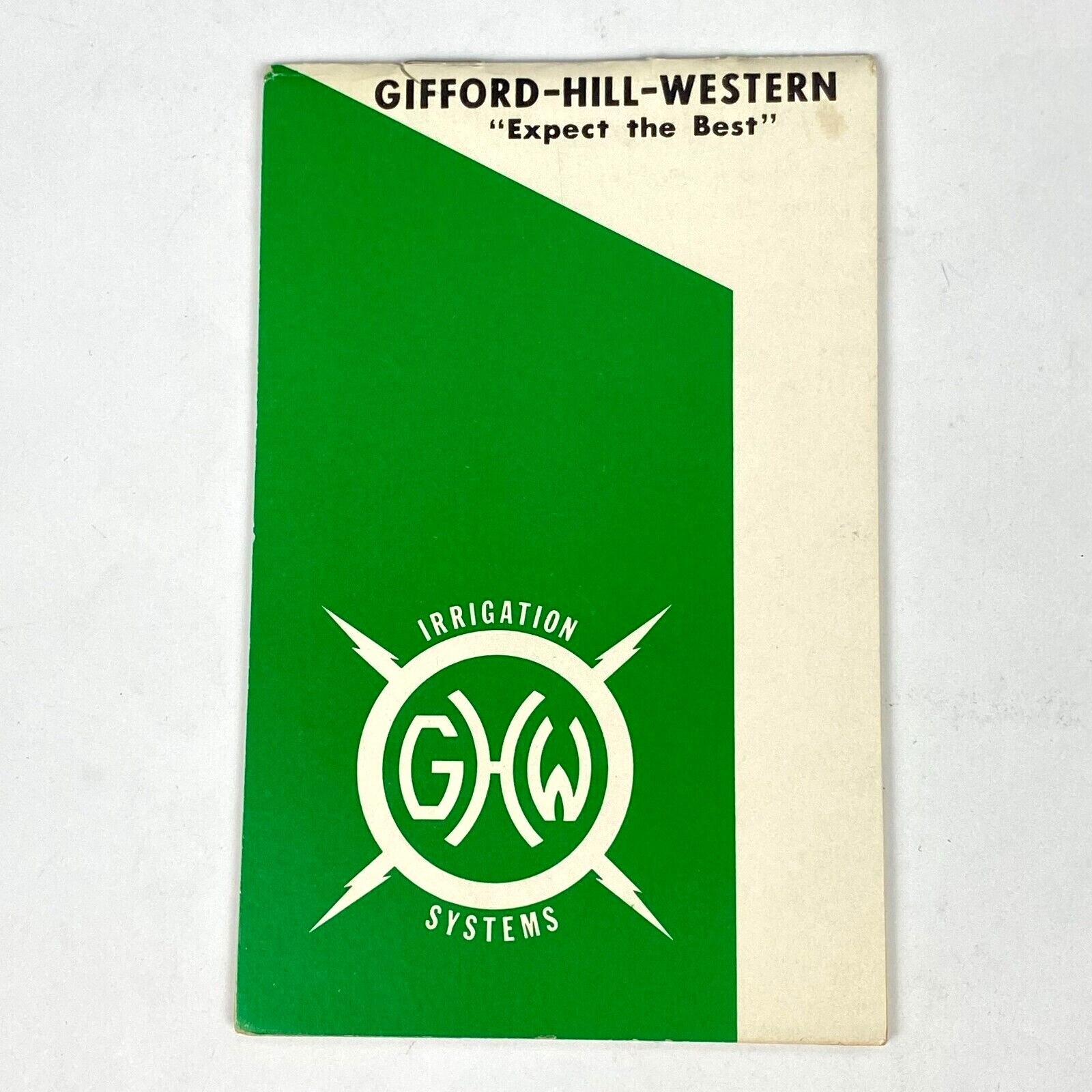 Pocket Note Pad Gifford Hill Western Irrigation Systems Advertising Vintage