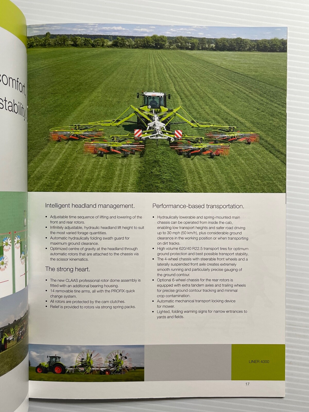 CLAAS Liner Rakes Sales Brochure *2010* (Showroom Sales Book) *1650 – 750 Twin*