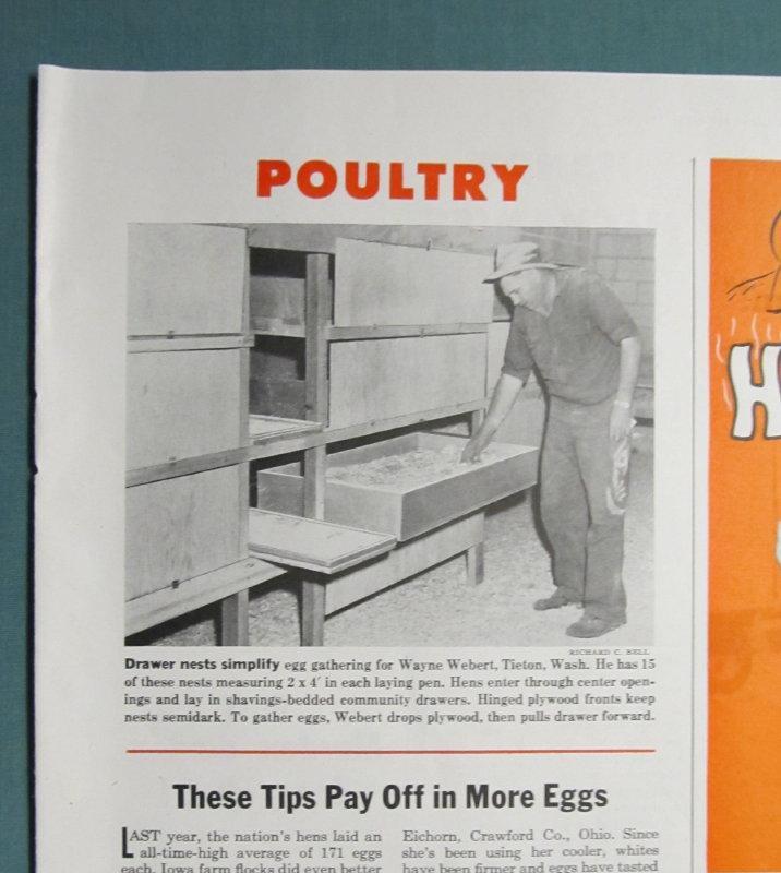 Original 1952 Photo Article Ad featuring Wayne Webert of Tieton Washington