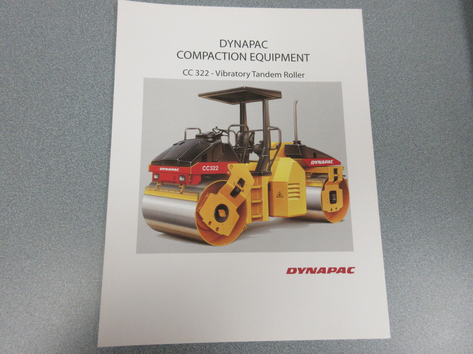 Dynapac CC322 Roller Compactor Brochure 2 Page