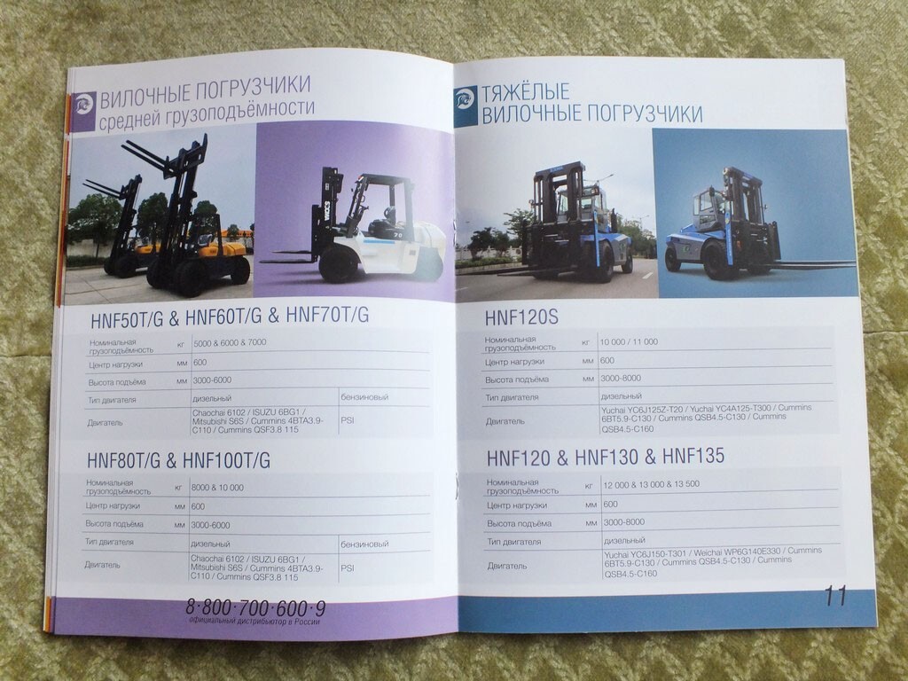 SOCMA Forklift Loader Excavator Brochure Catalog 2023