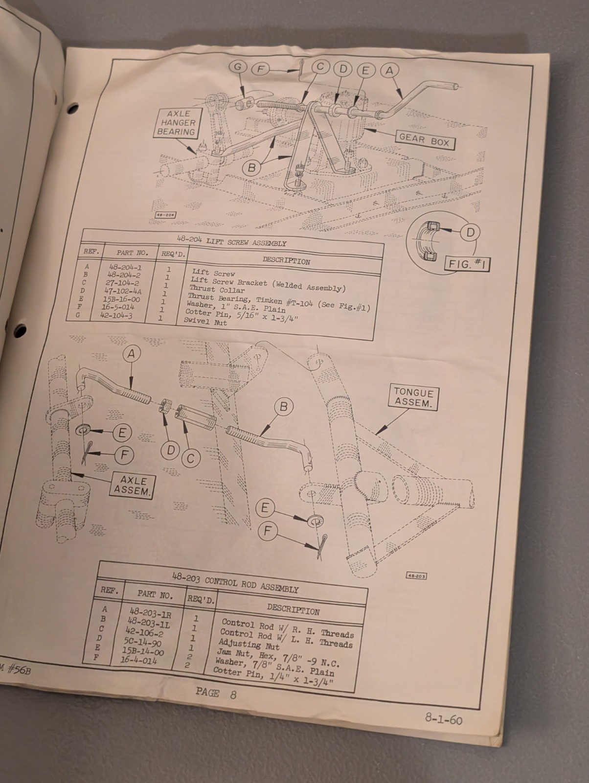 Servis E 60 Owner’s Manual – 1960s Rotary Cutter Agriculture Farming Maintenance