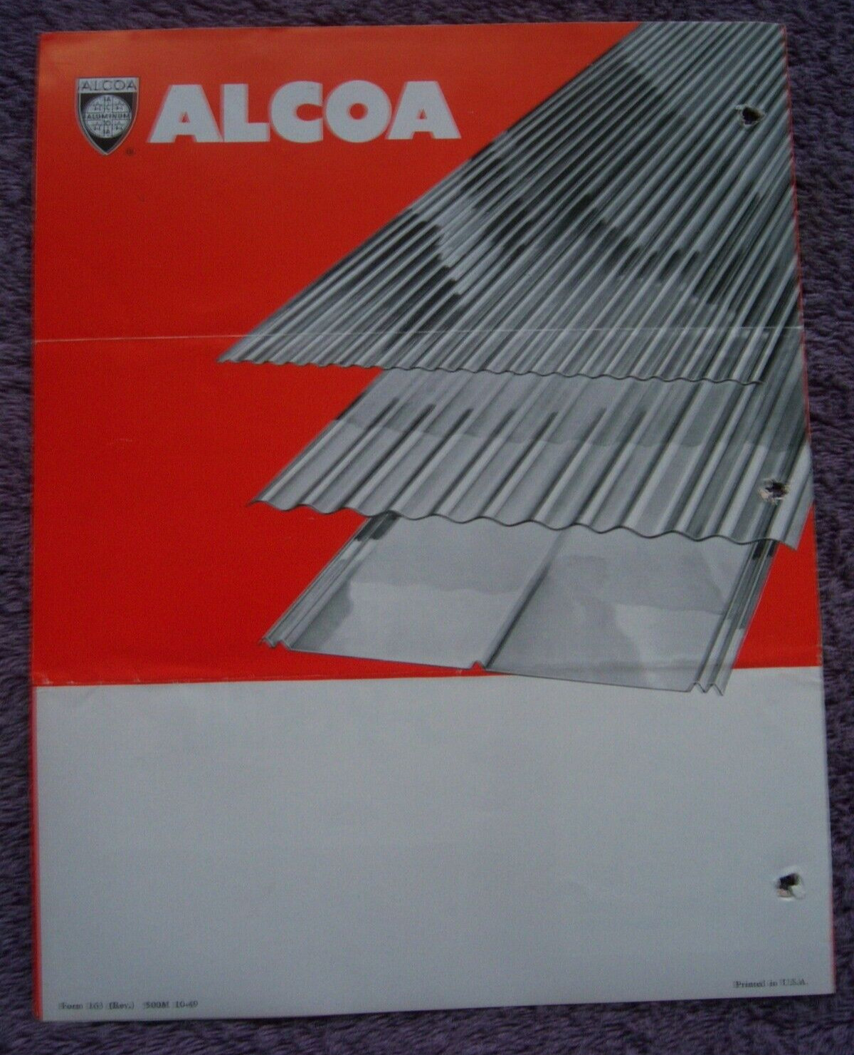 ALCOA FARM ROOFING SHEET BROCHURE Aluminum Company of America 1949