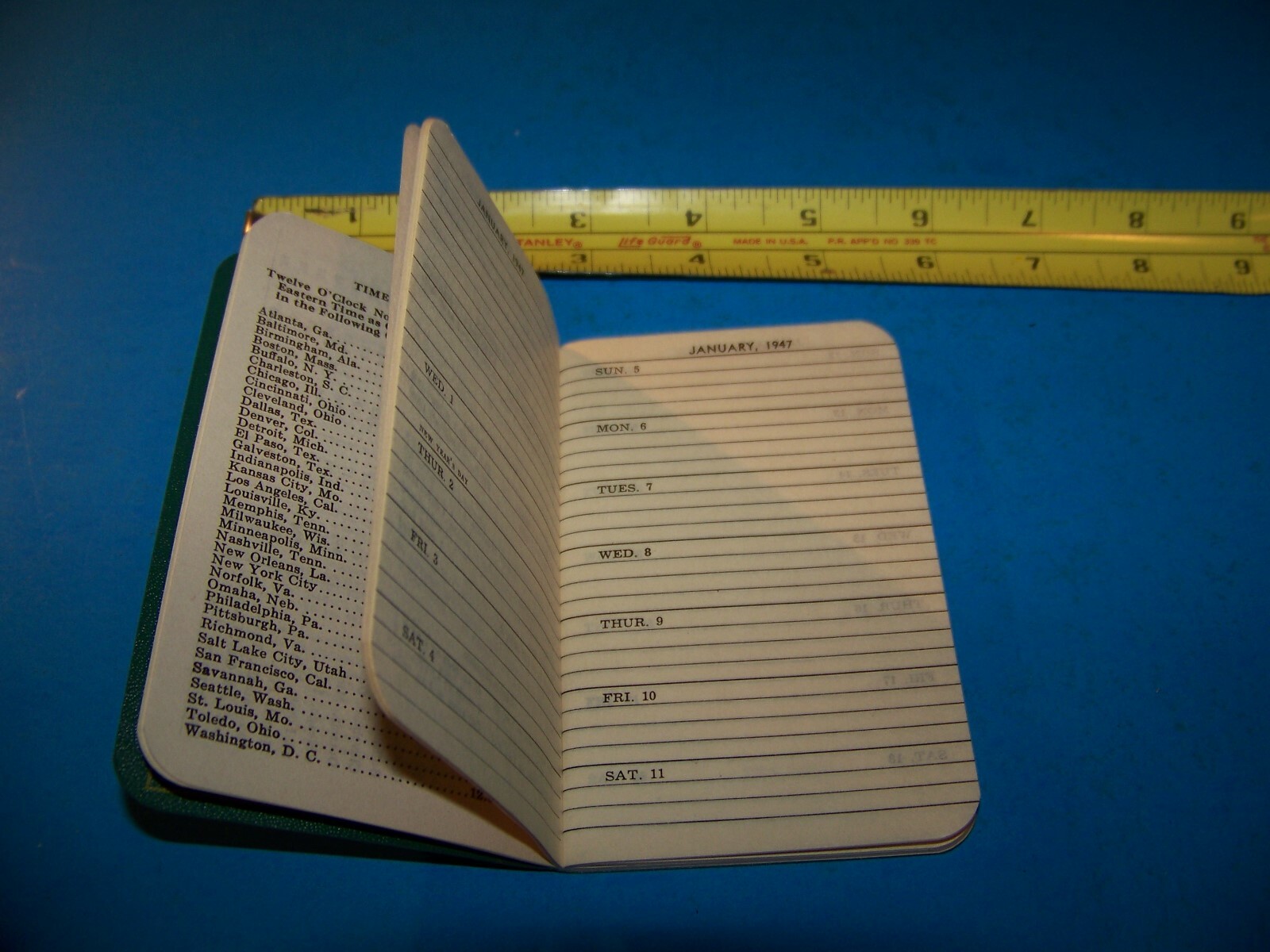 Niagara Brand Farmers “Daily Reminder” Memo Booklet Vintage 1947