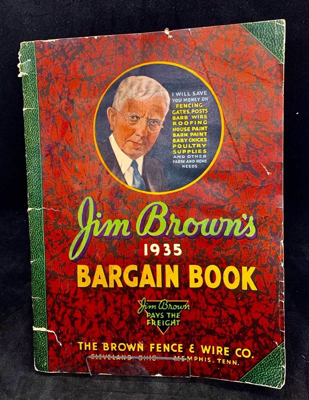JIM BROWN’S 1935 BARGAIN BOOK – THE BROWN FENCE & WIRE CO.- Catalog