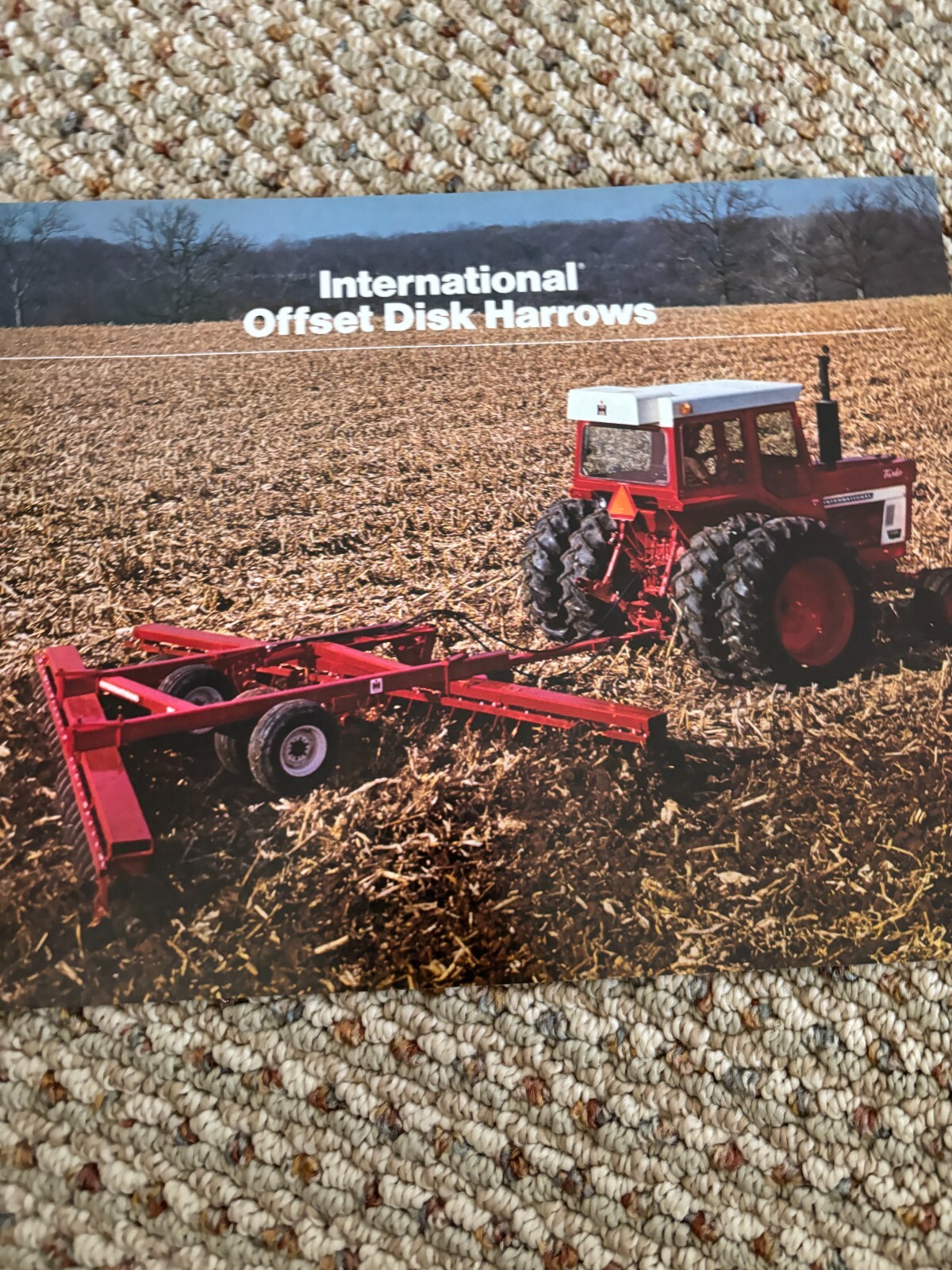 International Harvester Offset Disk Harrow For 1976 Brochure FCCA25