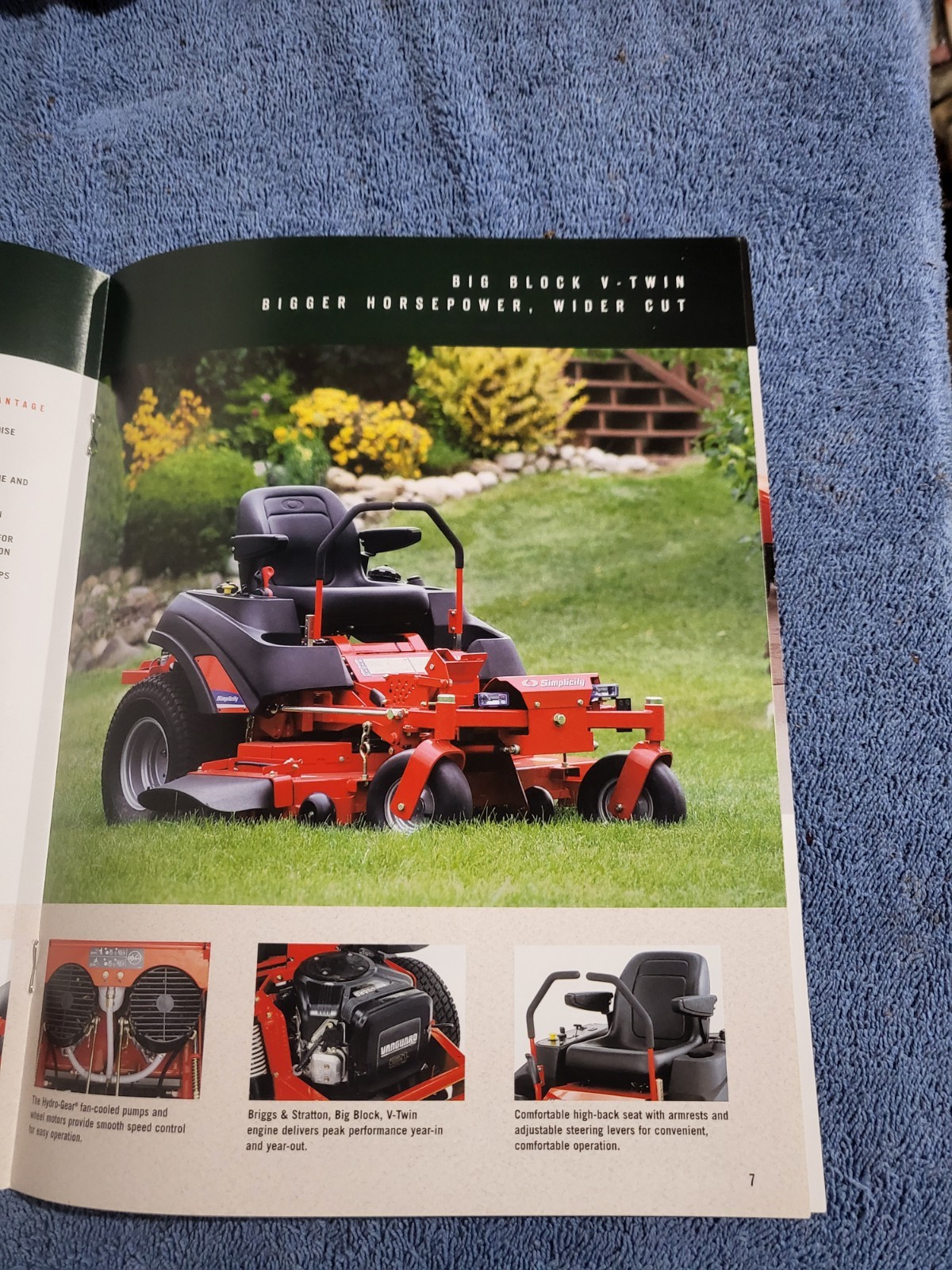 Simplicity 20005 Zero Turn Riding lawn Mowers BROCHURE Stallion Citation Z ZT