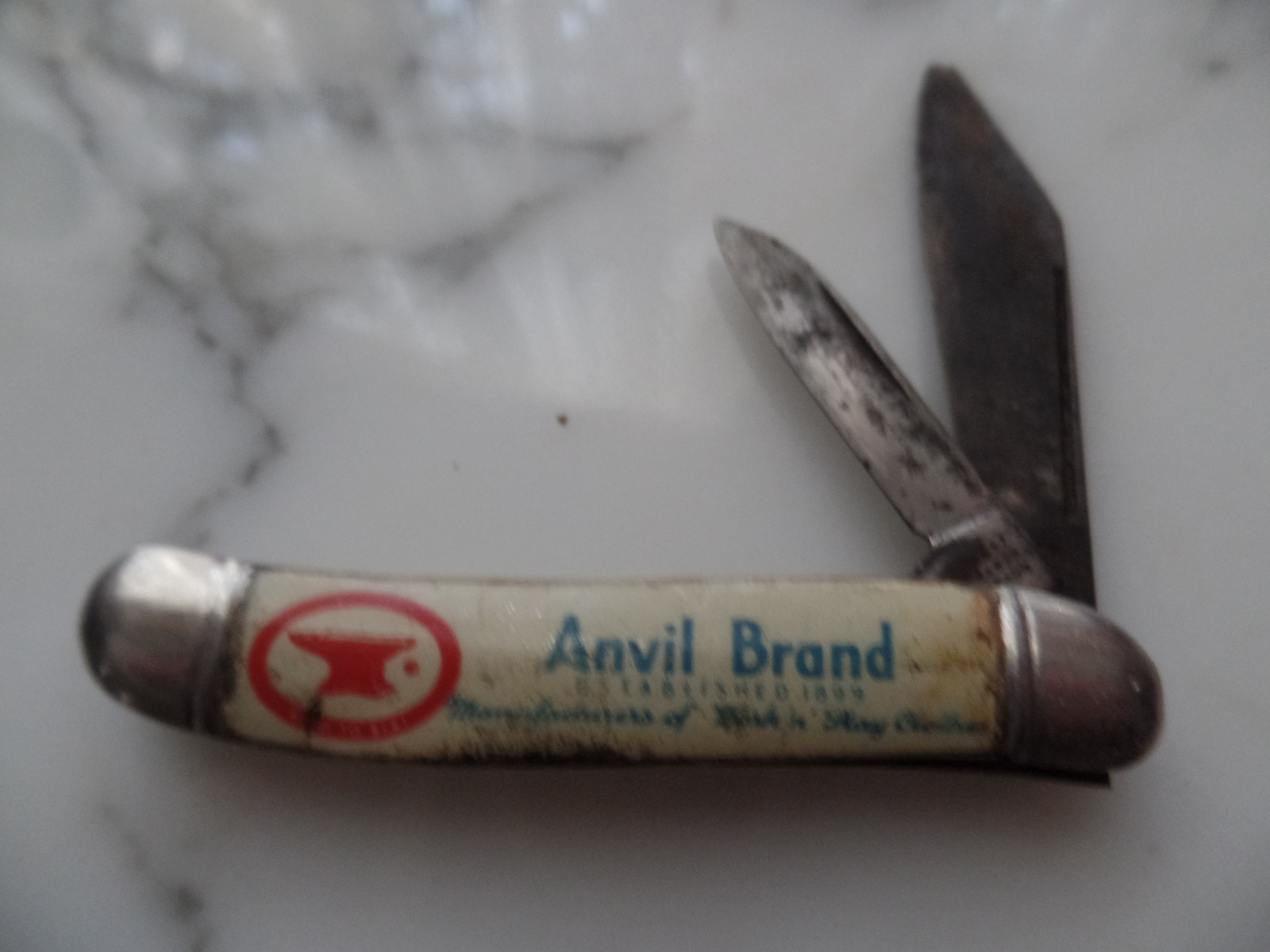 Vintage “Anvil Brand Overalls/Work Clothes Imperial Advertising Pocket Knife 50s