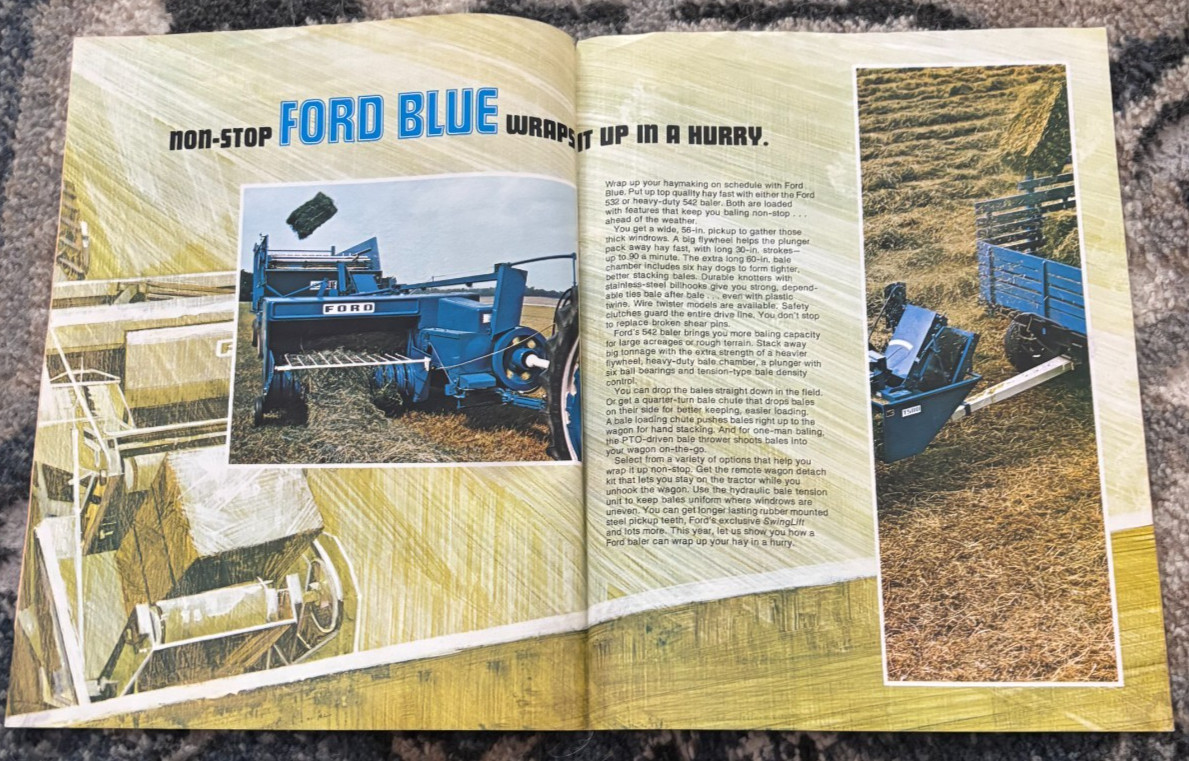 Ford Tractor Haying For 1972 Brochure DCPA26