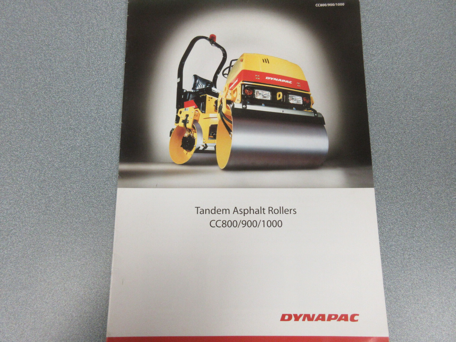 Dynapac CC800/900/1000 Asphalt Rollers Brochure 12 Page