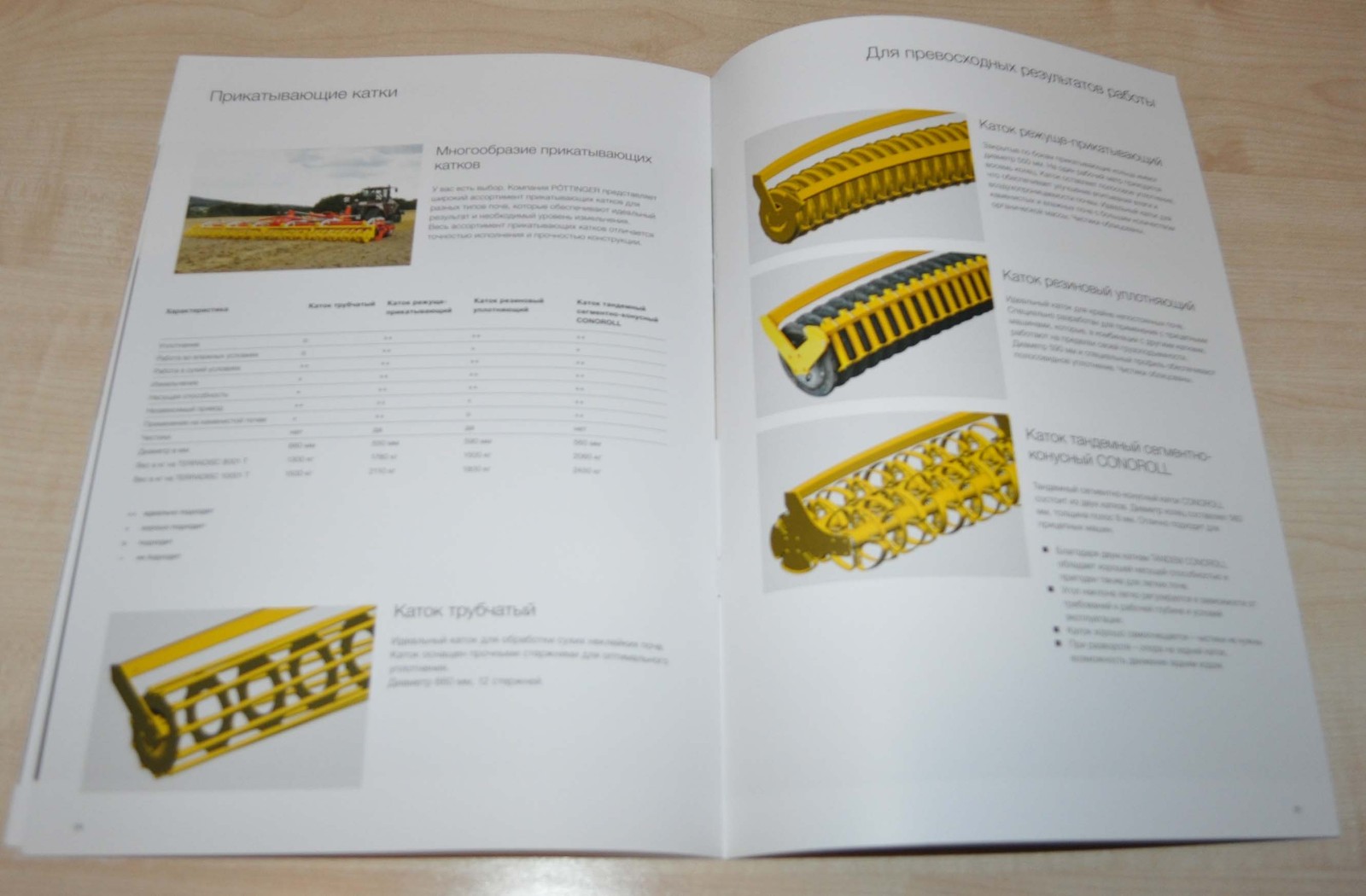 Pottinger Terradisc Short-base disc harrows from 8 m Brochure Prospekt RU