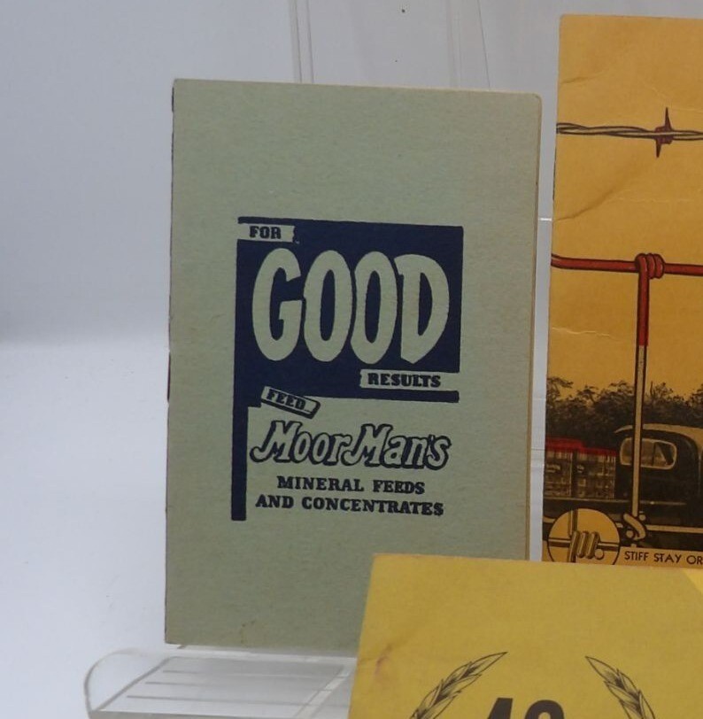 Vintage 1950′-1970’s Farm Ephemera Lot: MoorMans Booklets & Ohio Farmers Flyer