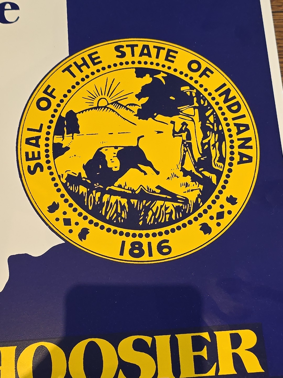 VTG Hoosier Indiana Homestead 100 Year Family Farm Metal Sign 24×20 Agriculture
