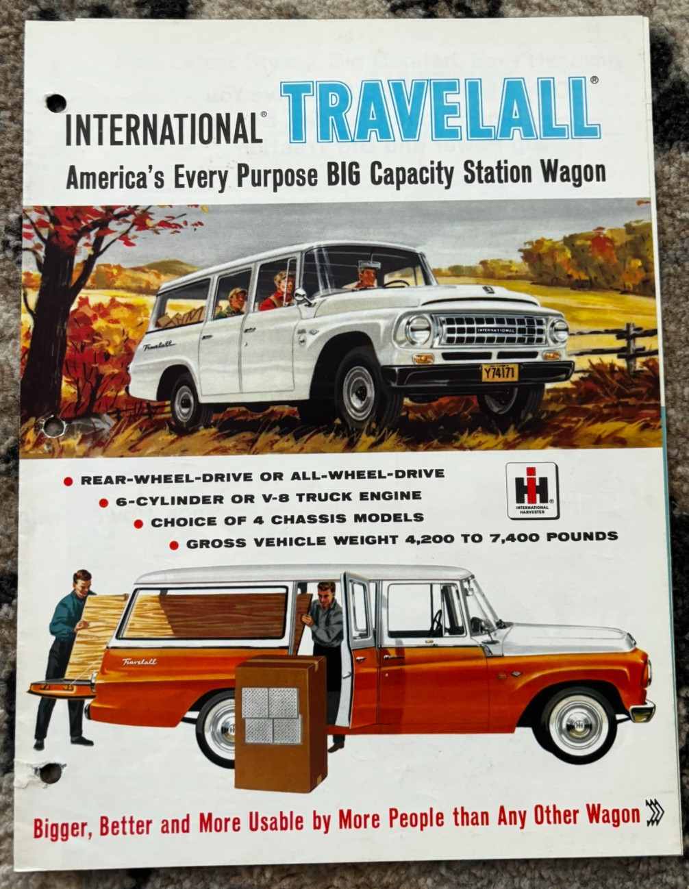 International Harvester Travelall For 1963 Brochure DCPA26