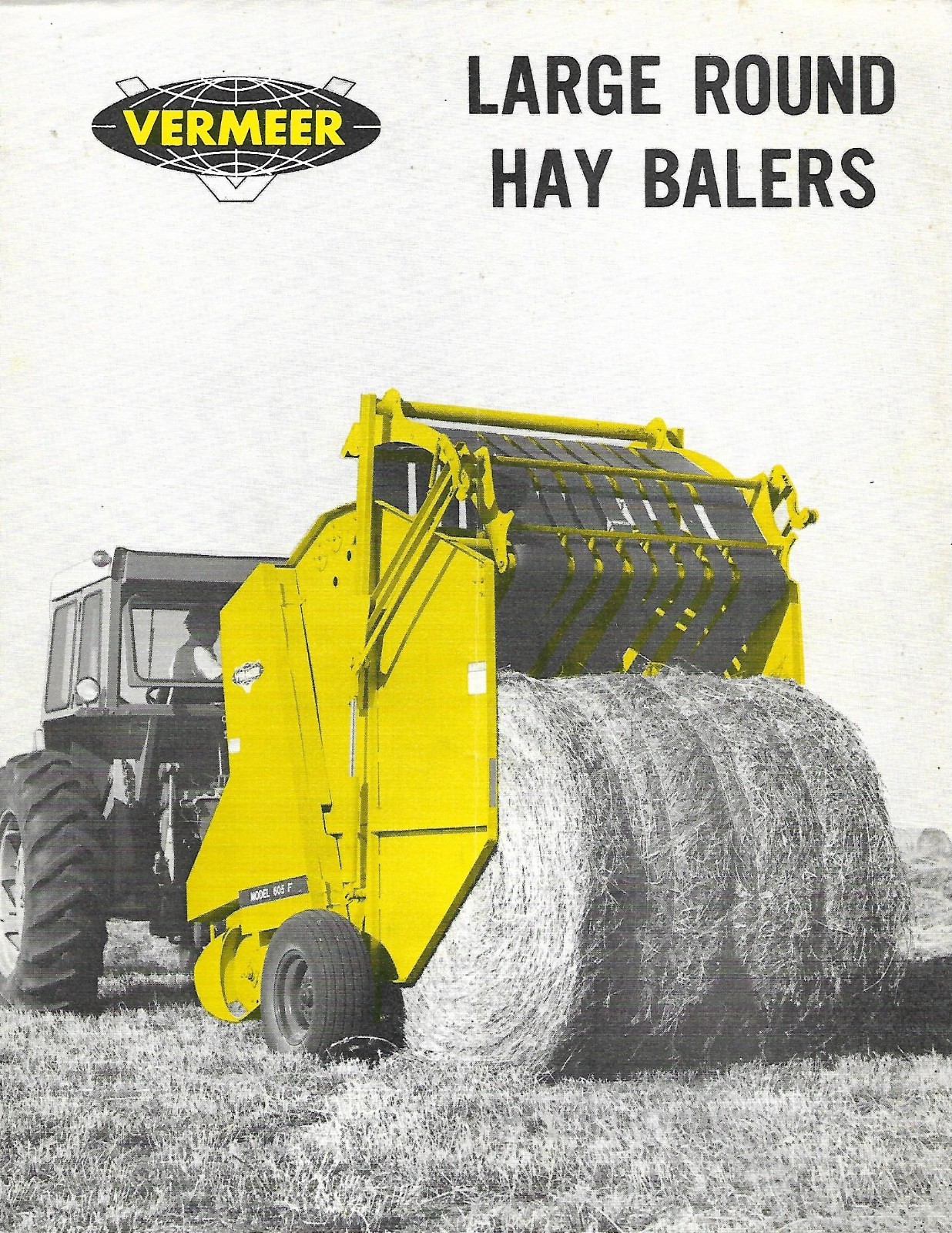 Farm Equipment Brochure – Vermeer – 605F et al – Round Balers – c1980 (F9533)