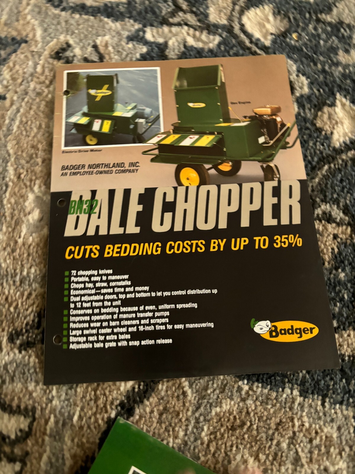 Badger BN32 Bale Chopper Brochure FCCA24 ver2