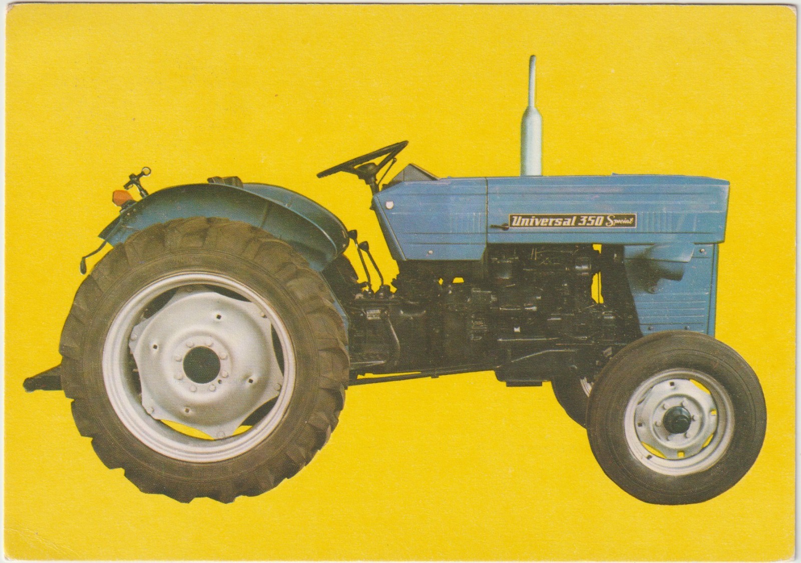 1979 YO6KEF Brașov, Romania QSO/QSL Radio Postcard UNIVERSAL Tractor 350 SPECIAL