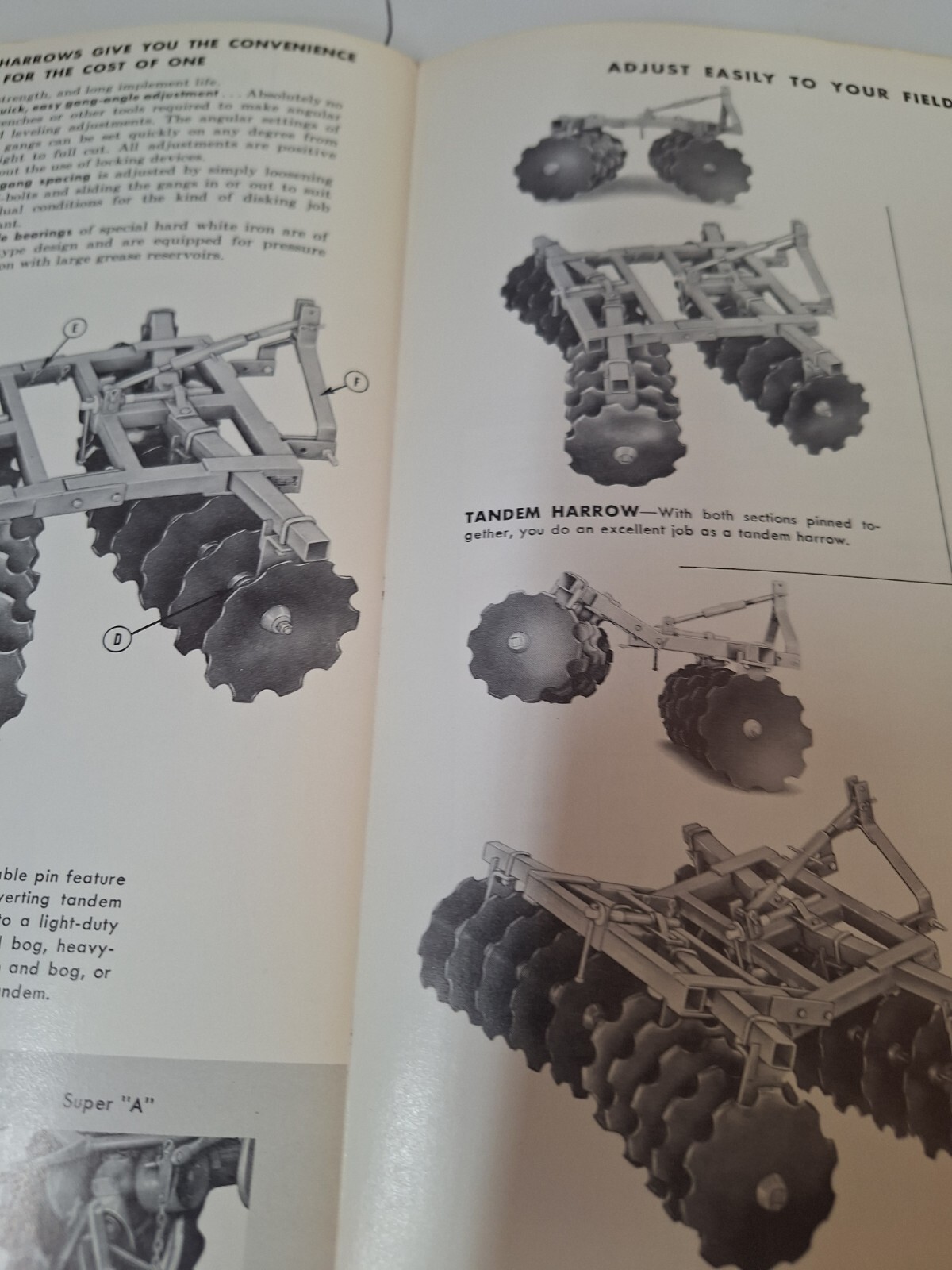 Ih International Harvester McCormick Fordmac Tandem Disk Harrows Brochure