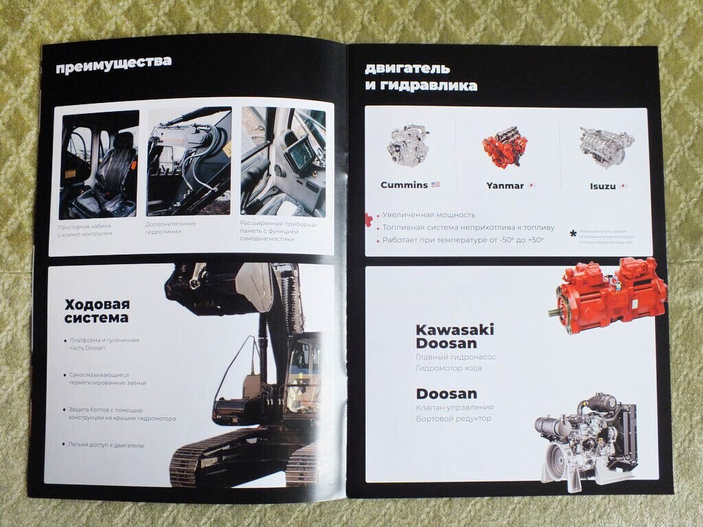 ZAUBERG E160-C – E370-C Crawler Excavators Construction Equipment Brochure 2023