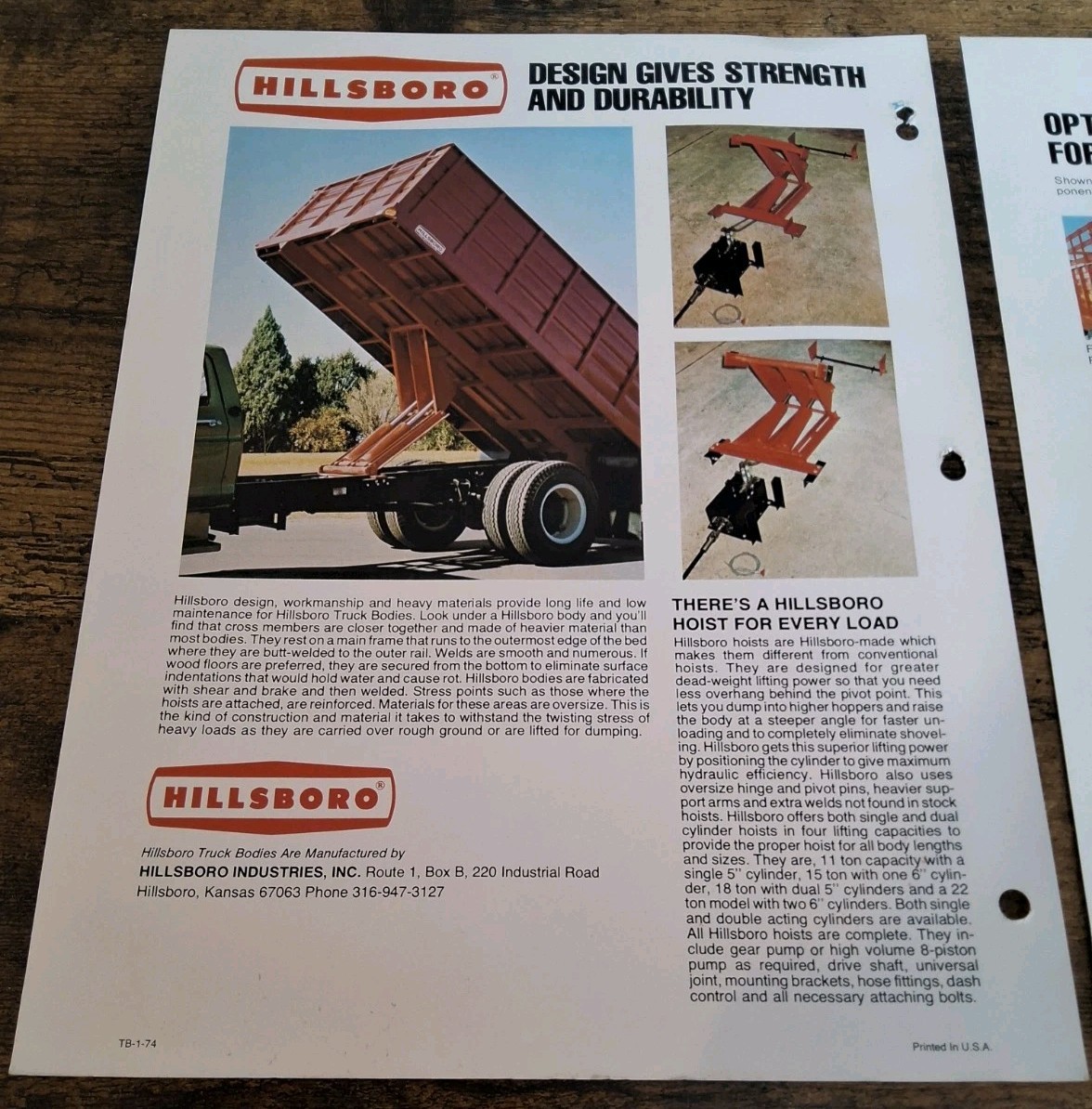 Hillsboro Customized Truck Bodies And Customized Gooseneck Trailers Brochures