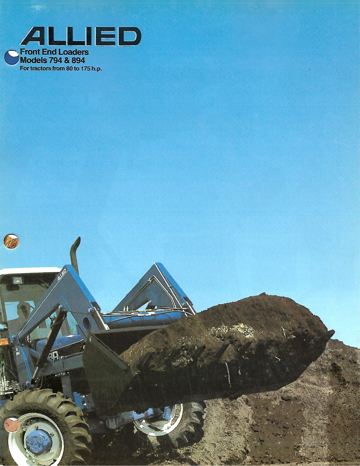 Farm Equipment Brochure – Allied – 794 894 – Front End Loaders (F8275)