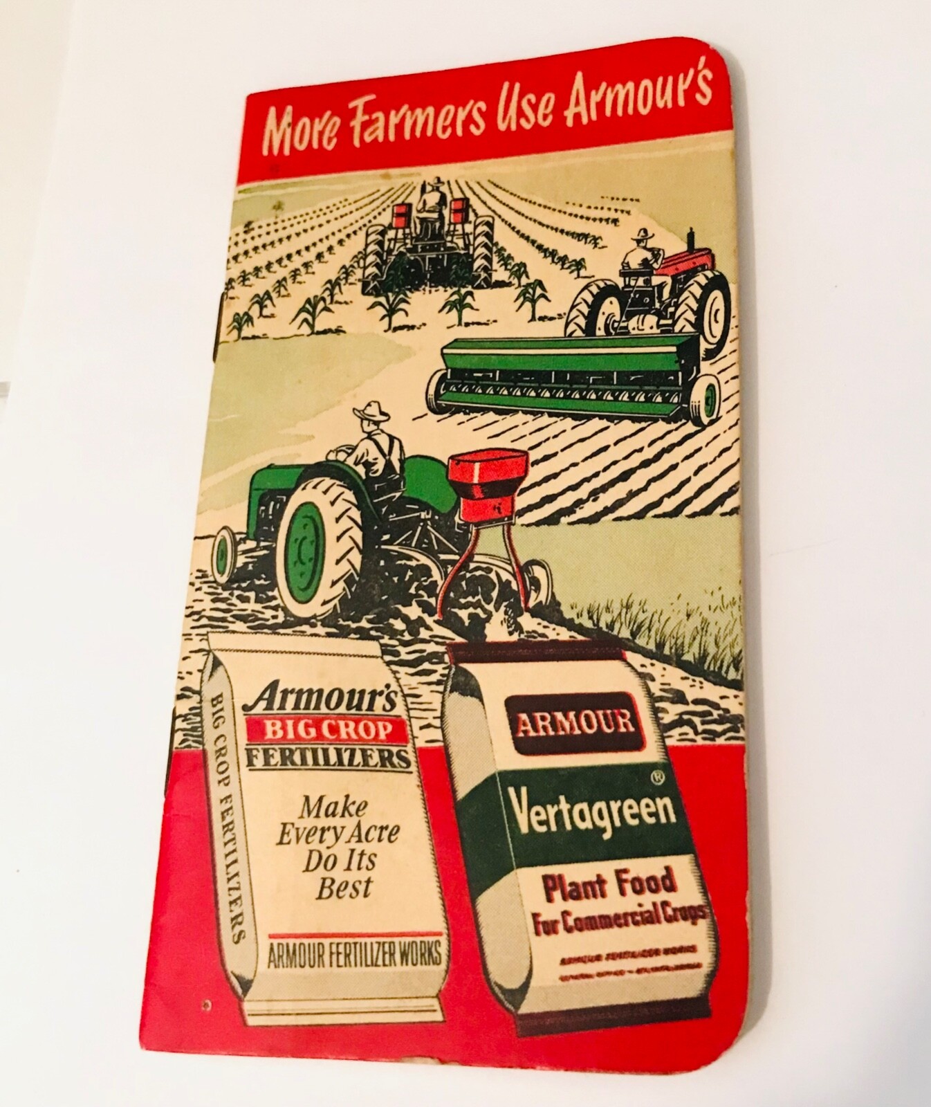 1952-1953 Armour’s Fertilizer & Vertagreen Plant Food Pocket Notebook Calendar