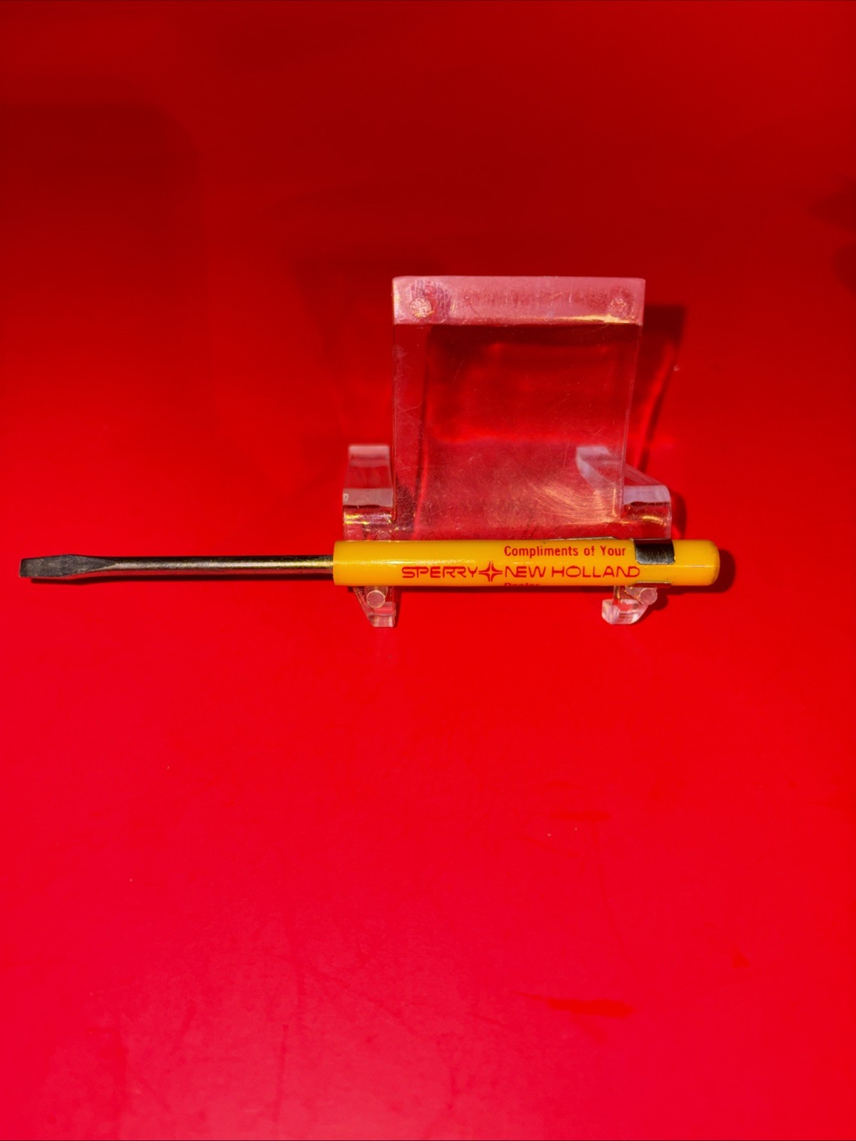 Vtg Sperry New Holland Dealer Pocket Ad Screwdriver Ag Farm Equipment