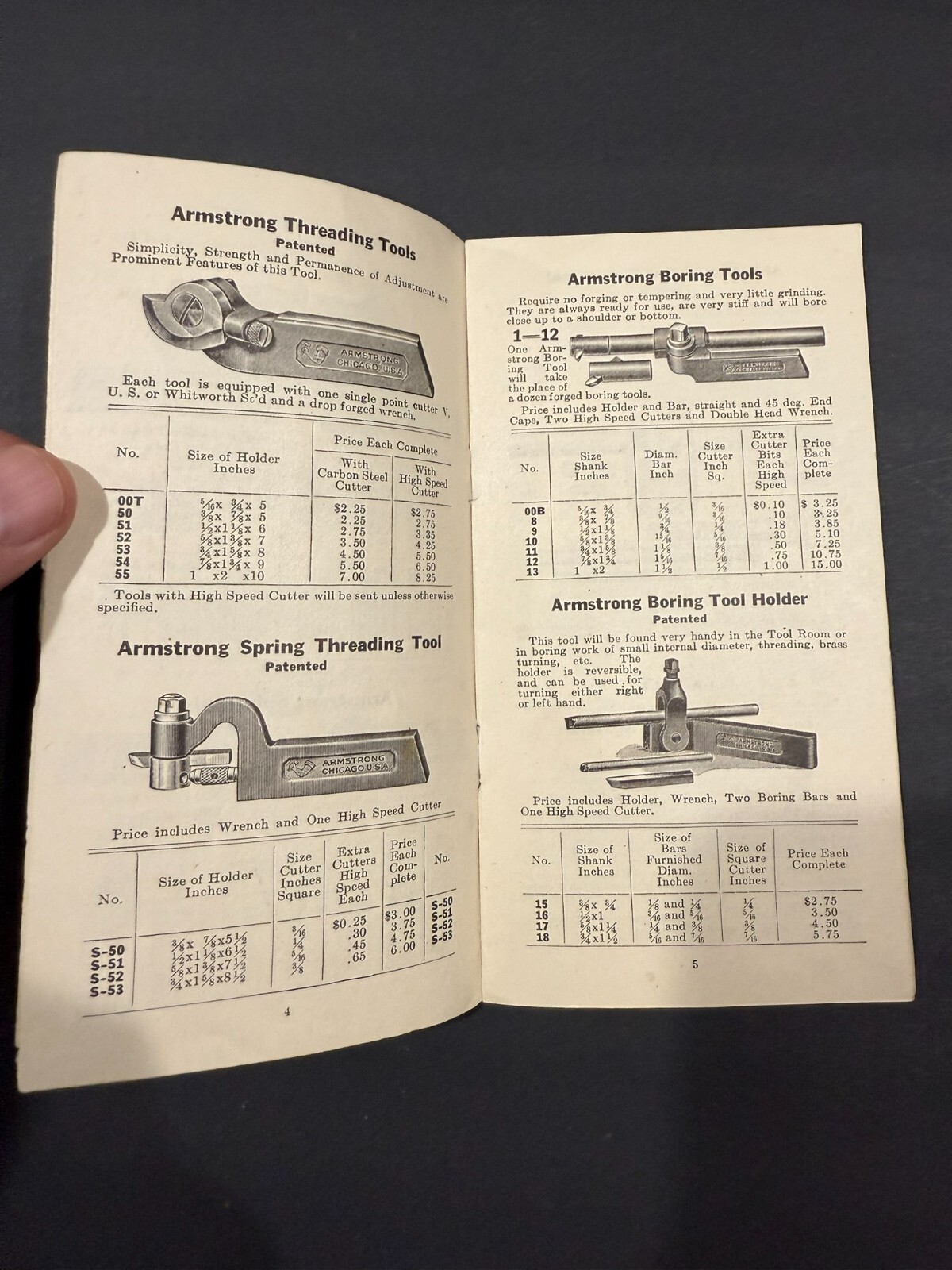 Vintage Farmer’s Handbook, Arc Welding, Armstrong Tools Brochures….4 Items
