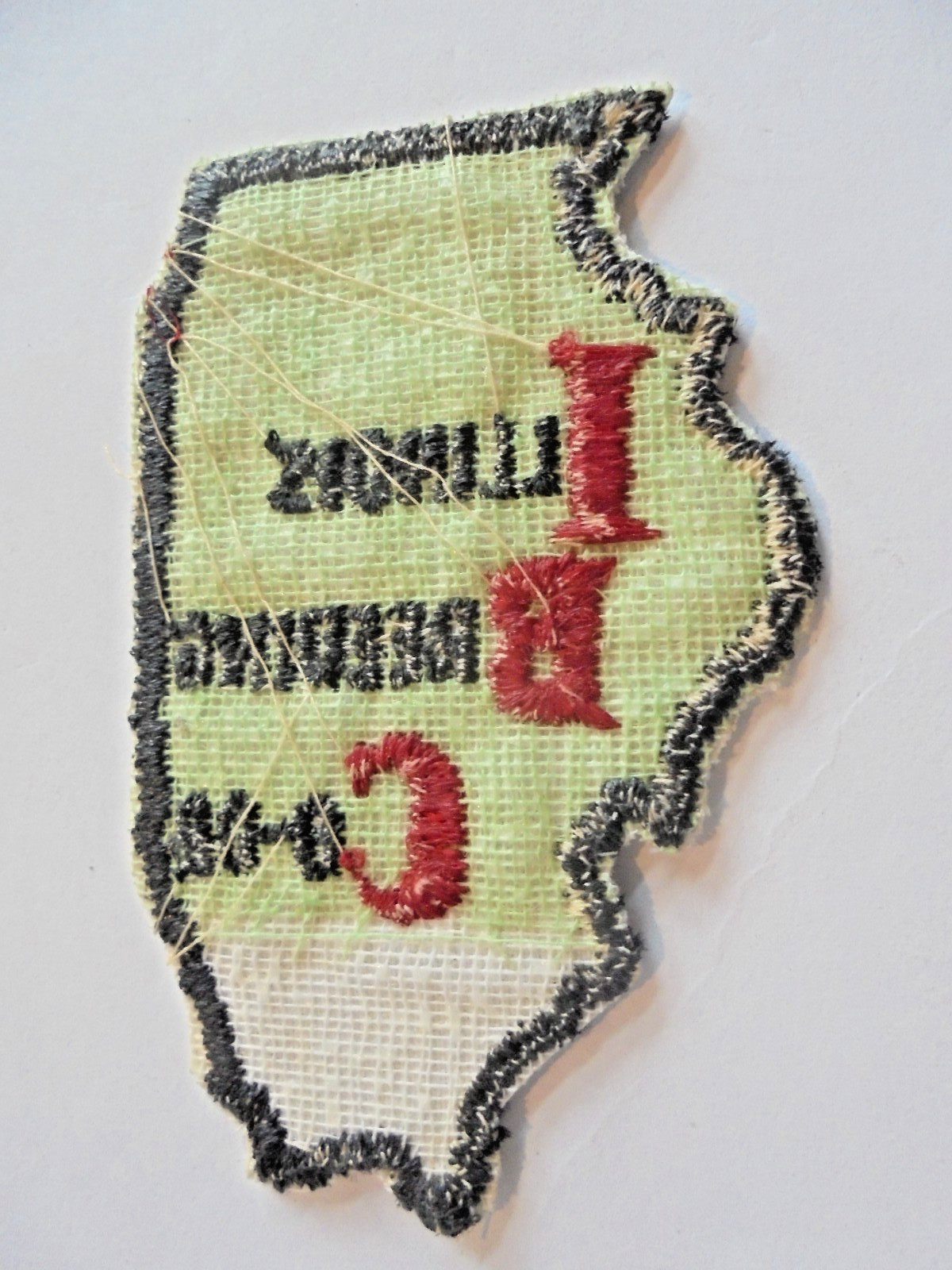 Cool Vintage IBC Illinois Breeding Co-op Agriculture Advertising Cloth Patch