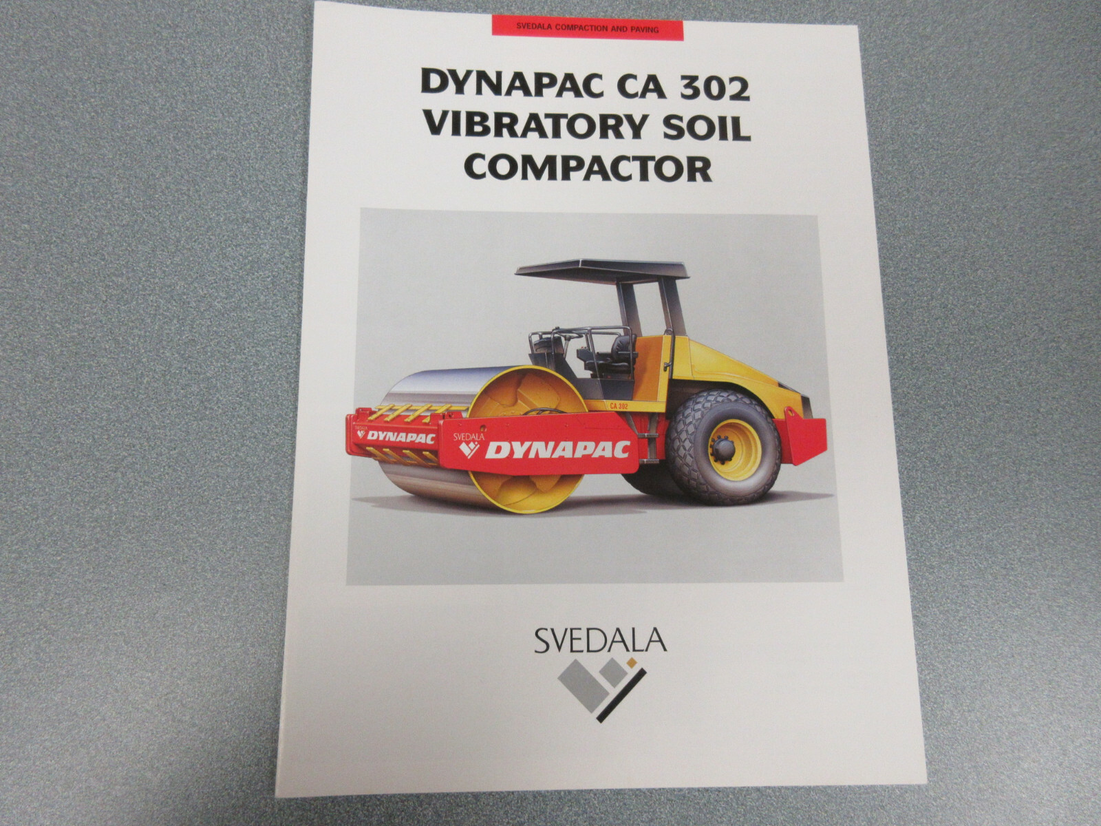 Dynapac CA 302 Roller Compactor Brochure 4 Page