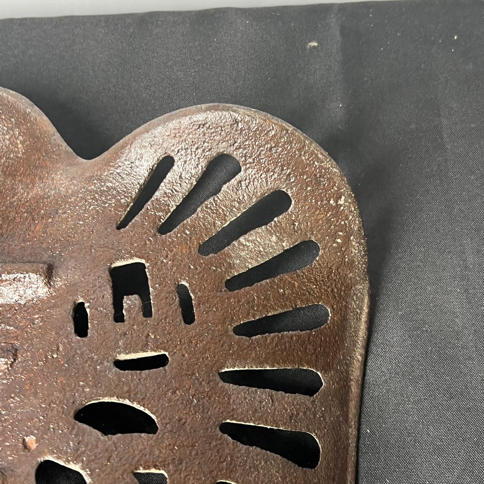 Antique Cast Iron Tractor Seat Aultman Miller & Co. Buckeye Akron Farm Implement