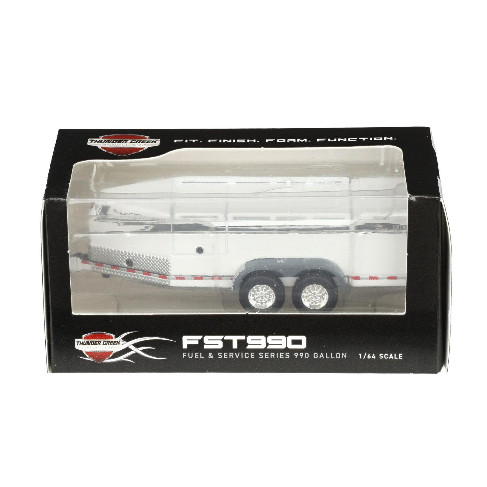 1/64 Thunder Creek FST990 Tandem Axle Fuel Trailer, White, TCM602
