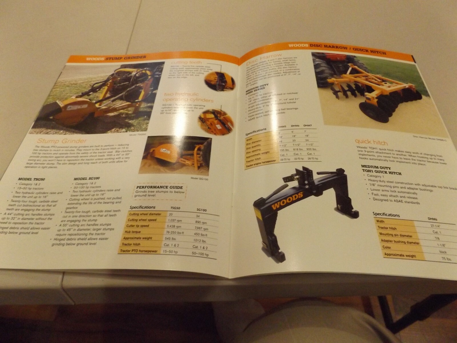 WOODS LANDSCAPE EQUIPMENT, WOODS, GANNON, HERITAGE LIT. # B-04024 2011
