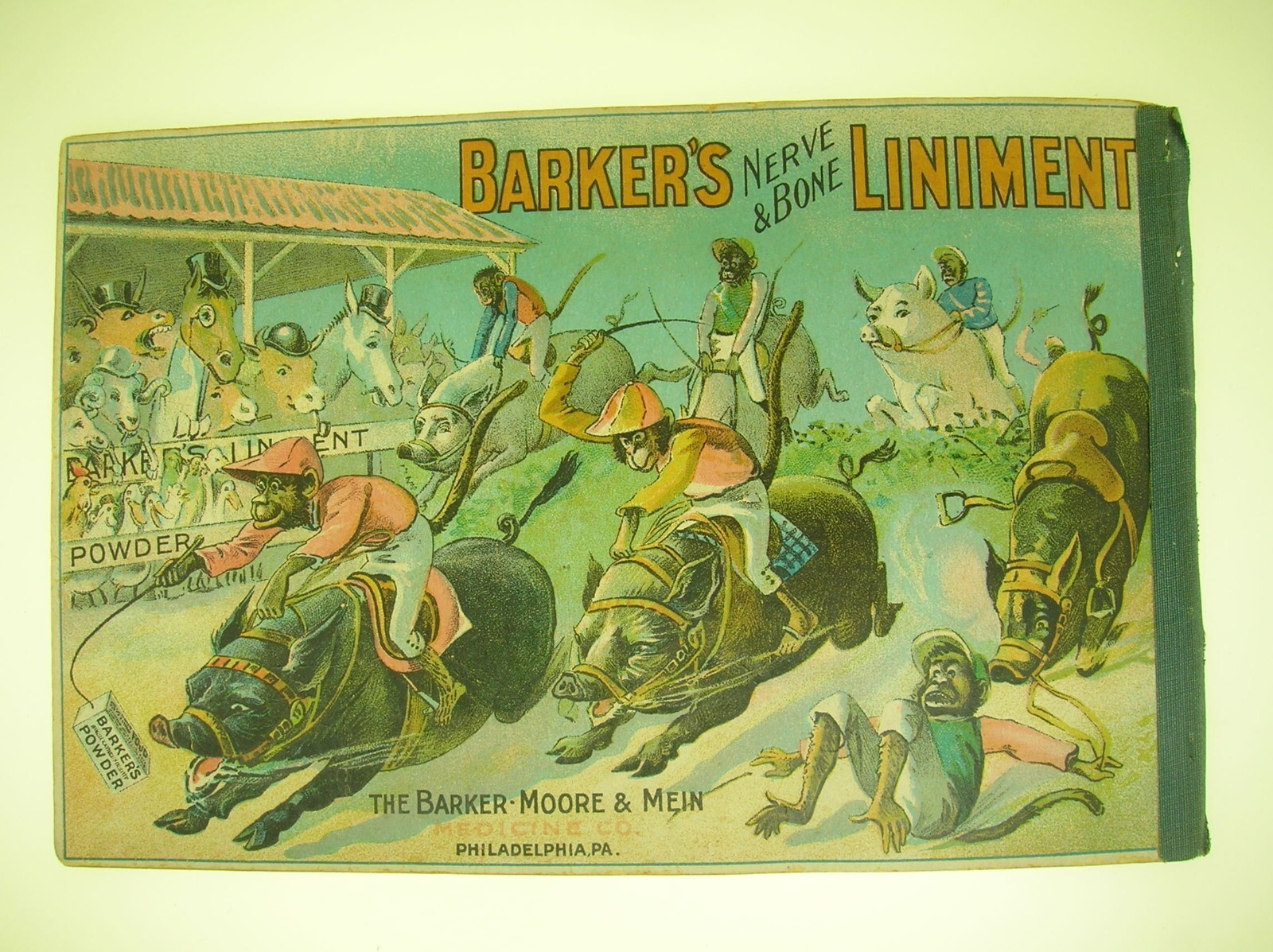 C. 1900 BARKER’S KOMIC PICTURE SOUVENIR PART 1,2,3 AND 4 – BLACK AMERICAN – B/O