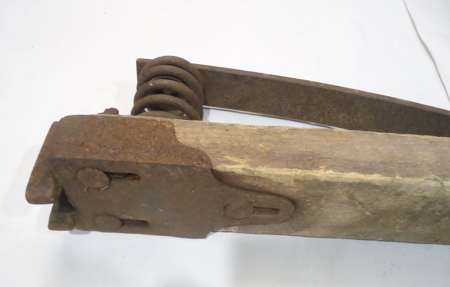 Vintage “Racine economy spring”. buggy spring. Racine Wisconsin. Man cave