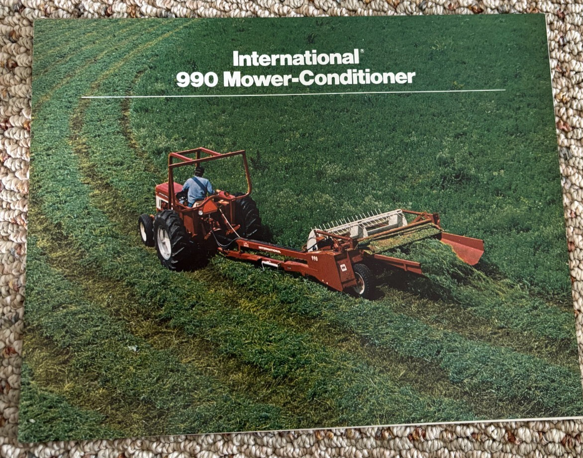 International Harvester 990 Mower Conditioners Haybine For 1976 Brochure FCCA25