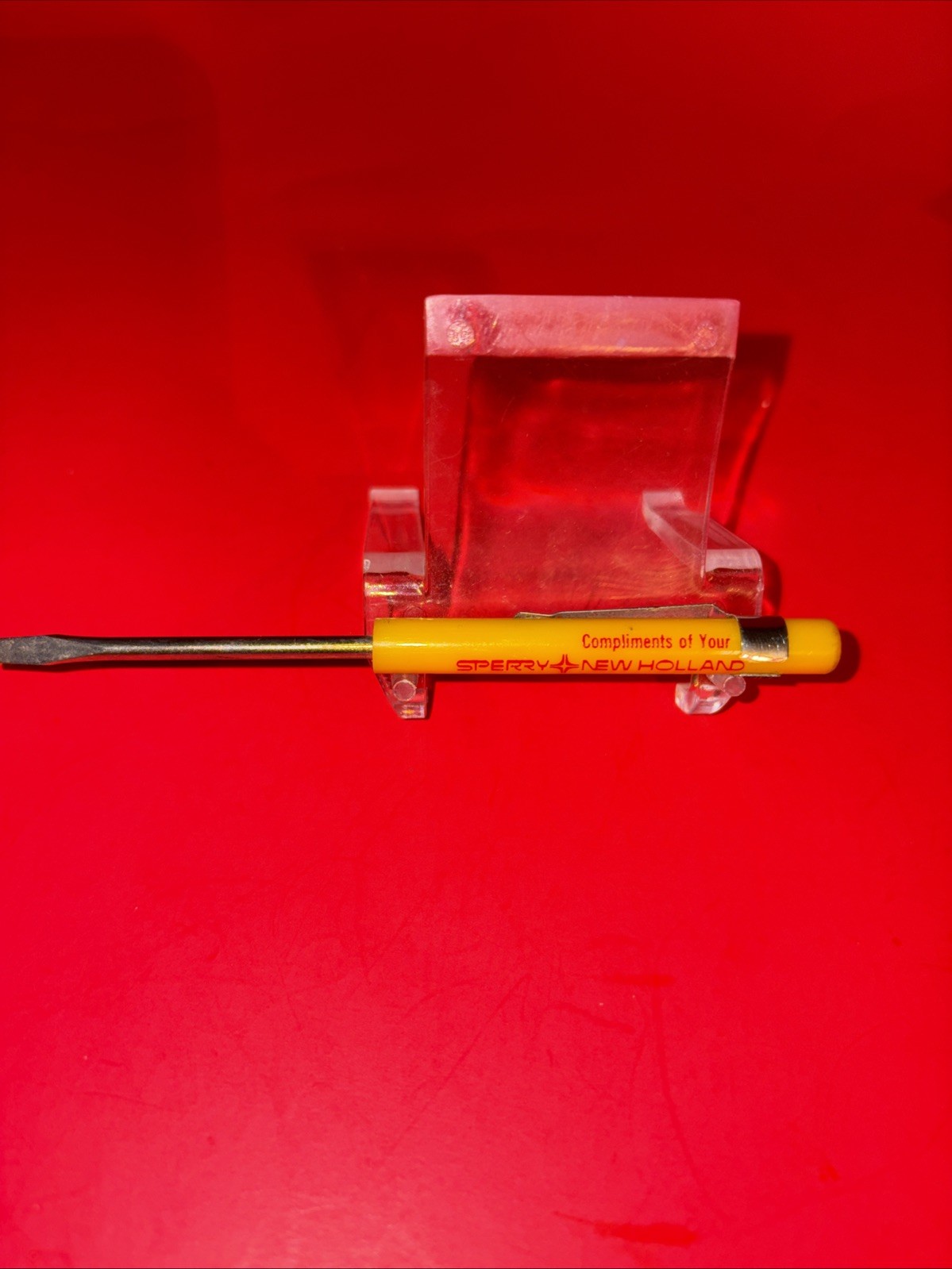 Vtg Sperry New Holland Dealer Pocket Ad Screwdriver Ag Farm Equipment