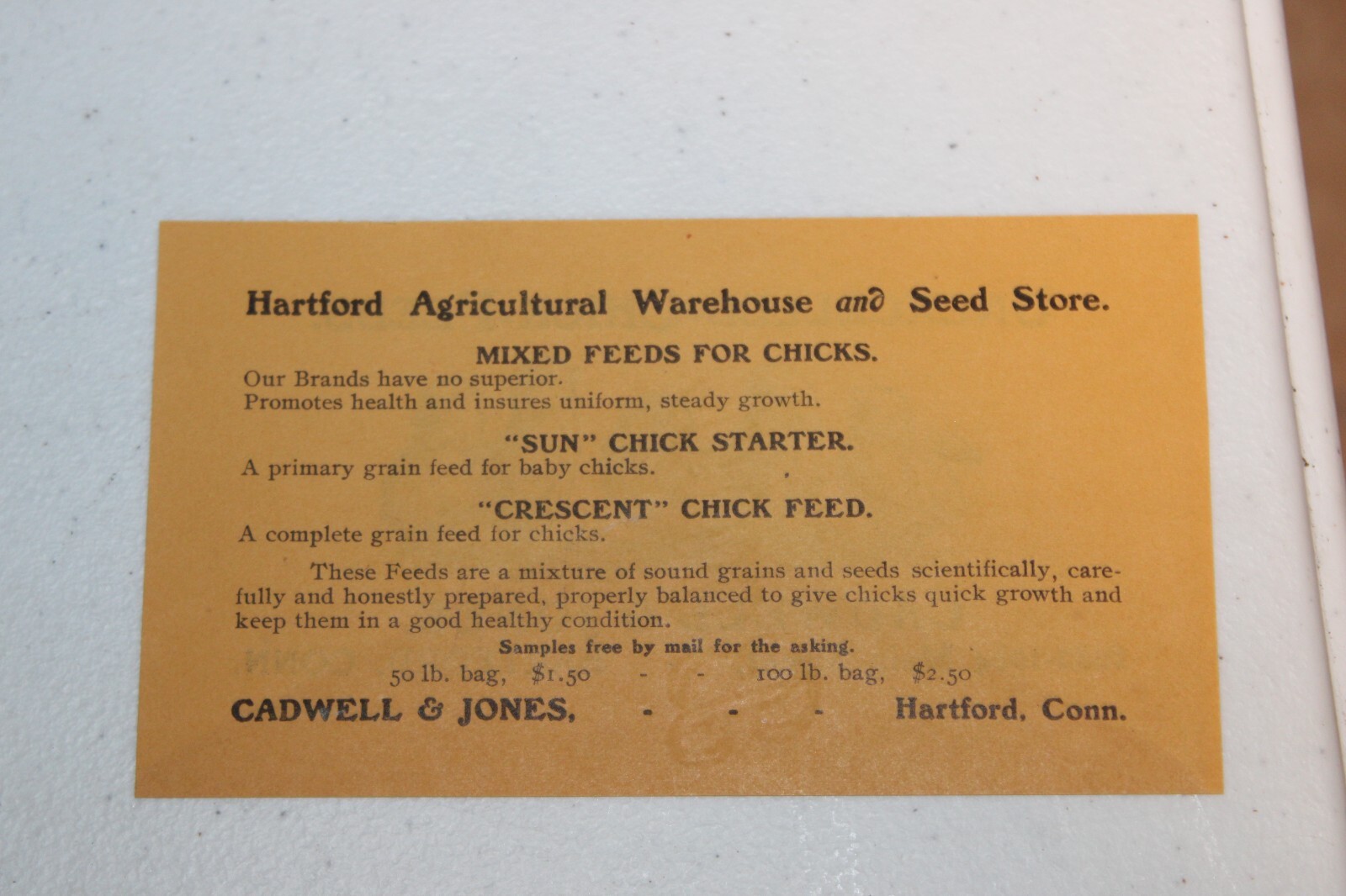 Vtg 1904 Advertising Catalog Caldwell & Jones Seeds & Agricultural Implements