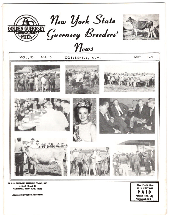 New York State Guernsey Breeders’ News, Vol. 35, No. 5, May 1971