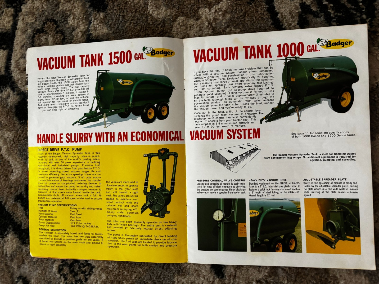 Badger Liquid Manure System For 1972 Brochure DCPA26