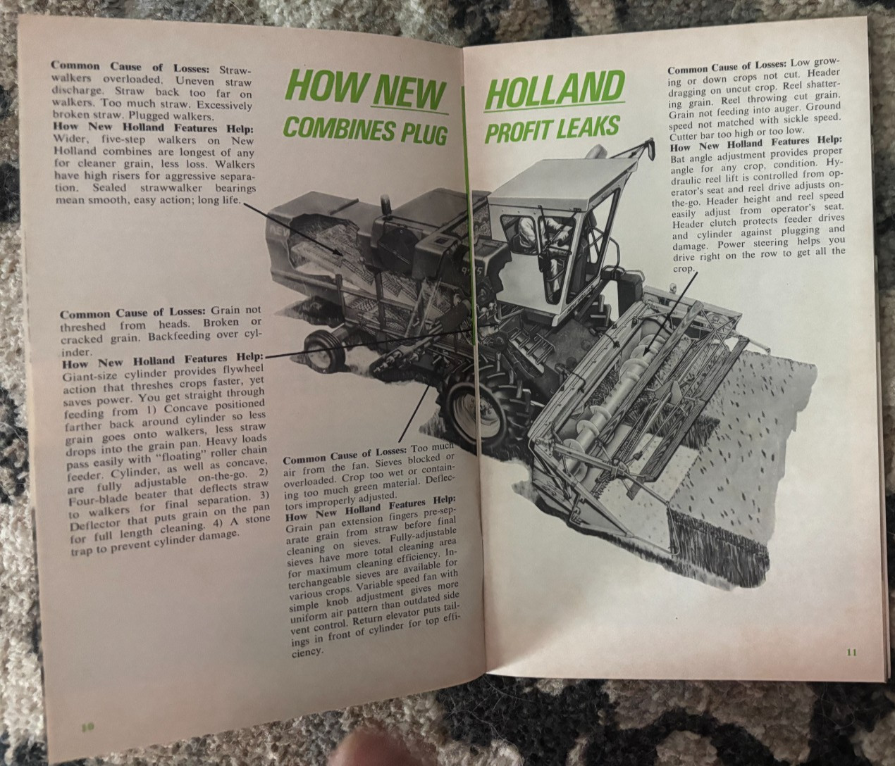 New Holland GrainPower For Profit In the 70’s Brochure DCPA26