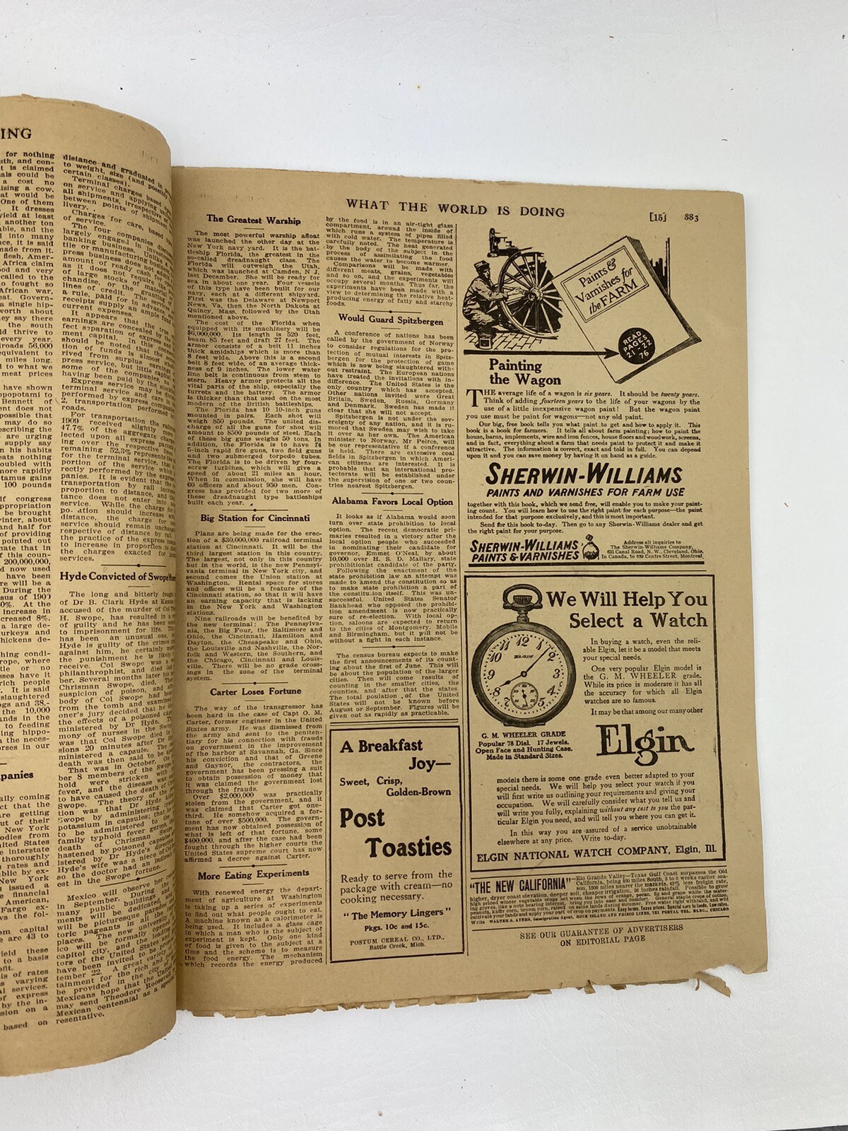 The Orange Judd Farmer News Print Magazine, Chicago Illinois May 28 , 1910