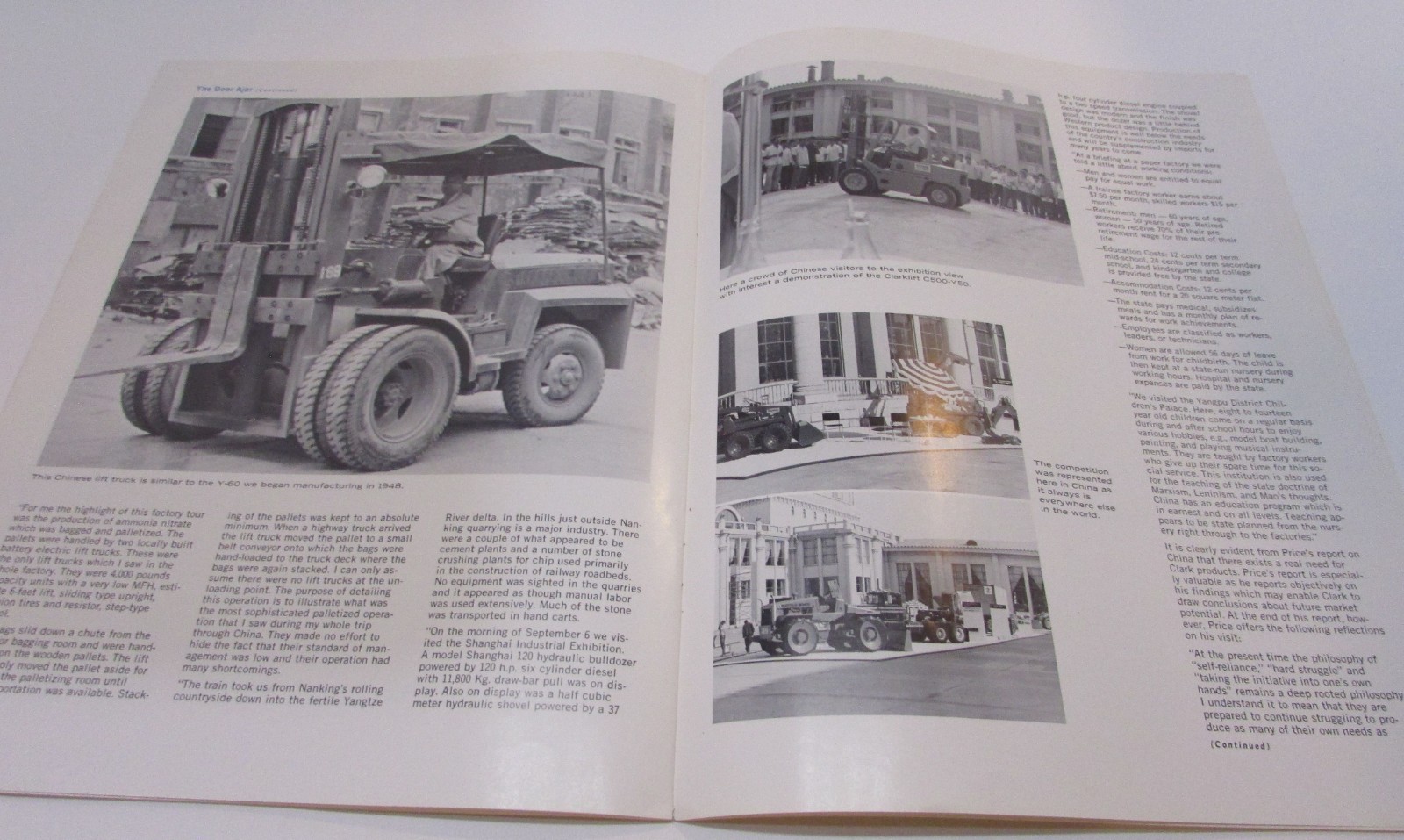 Vintage 1970’s Clark Equipment News Magazine Melroe Bobcat Skid Loaders etc