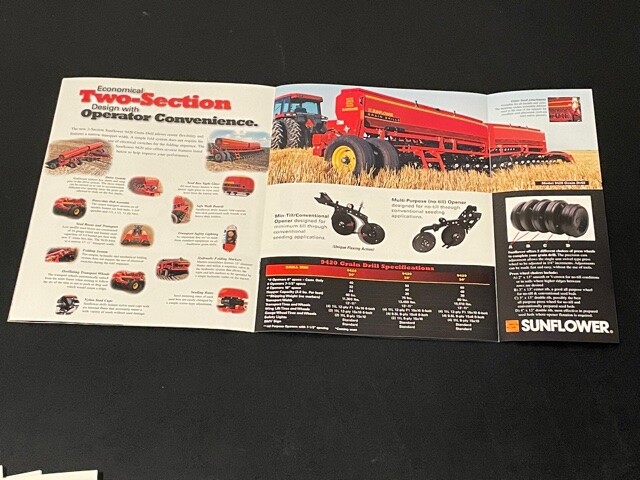 Sunflower Series 5000 Field Cultivator & 9000 Grain Drill Dealer’s Brochure