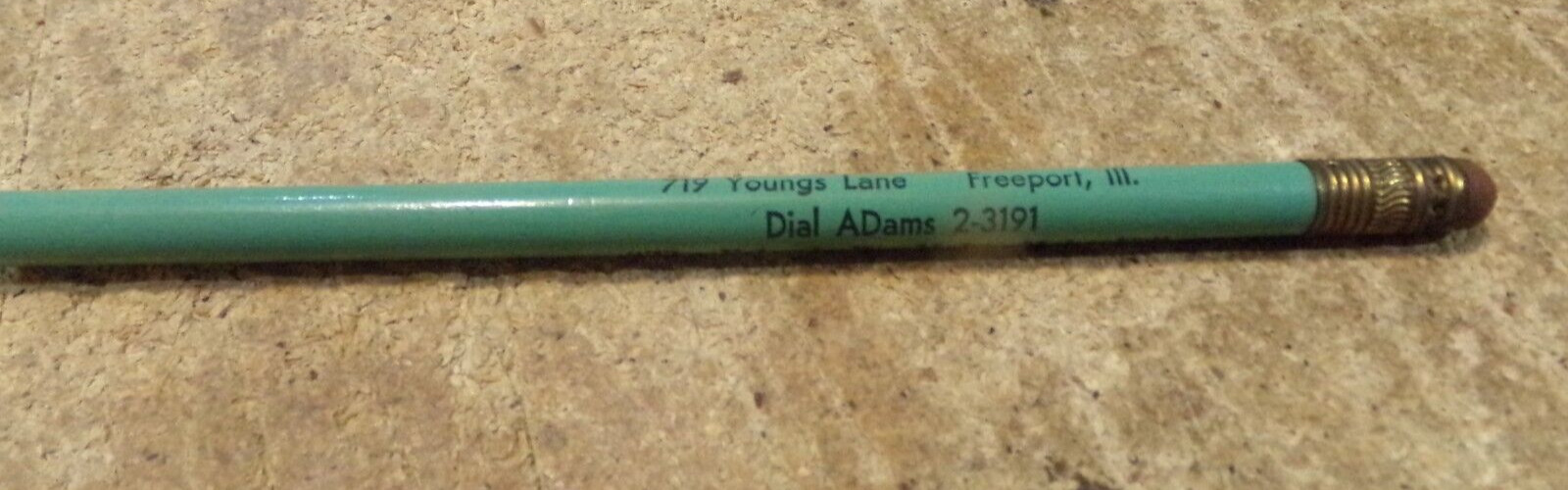 vintage hilltop water equip. co. freeport,il. pencil in good shape used