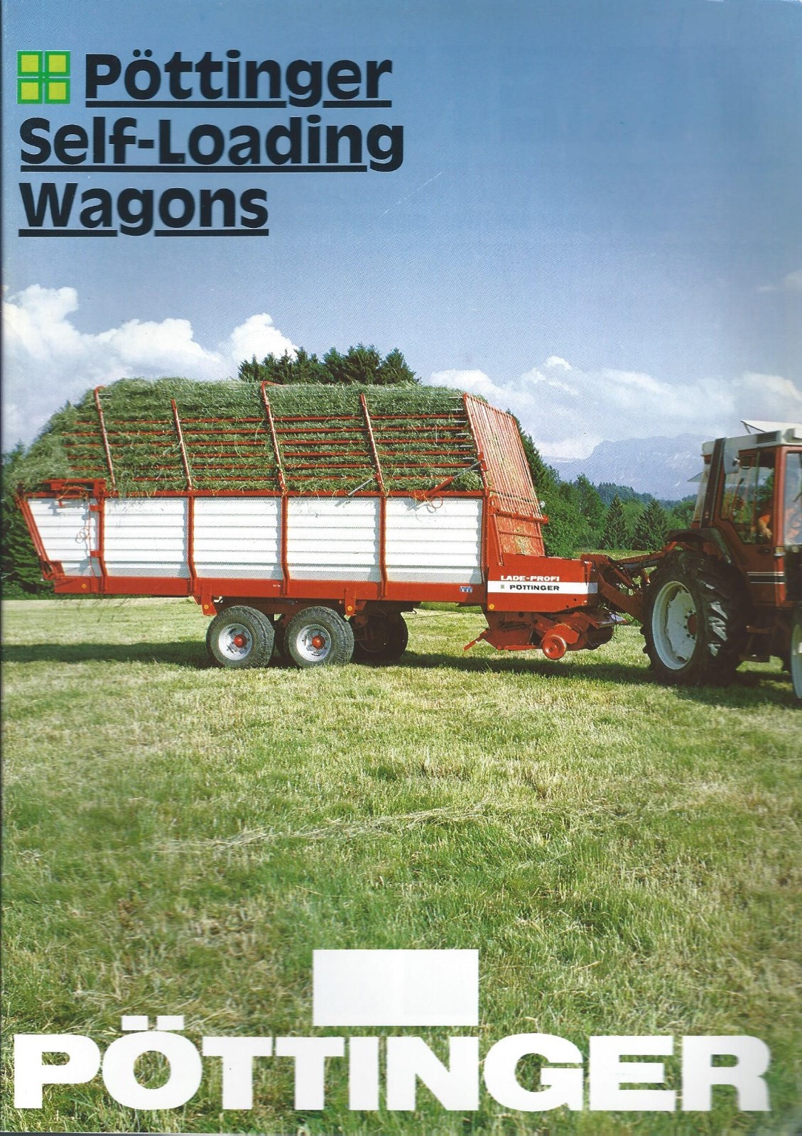 Farm Equipment Brochure Pottinger Trend et al Self Loading Wagons c1986 (F5717)