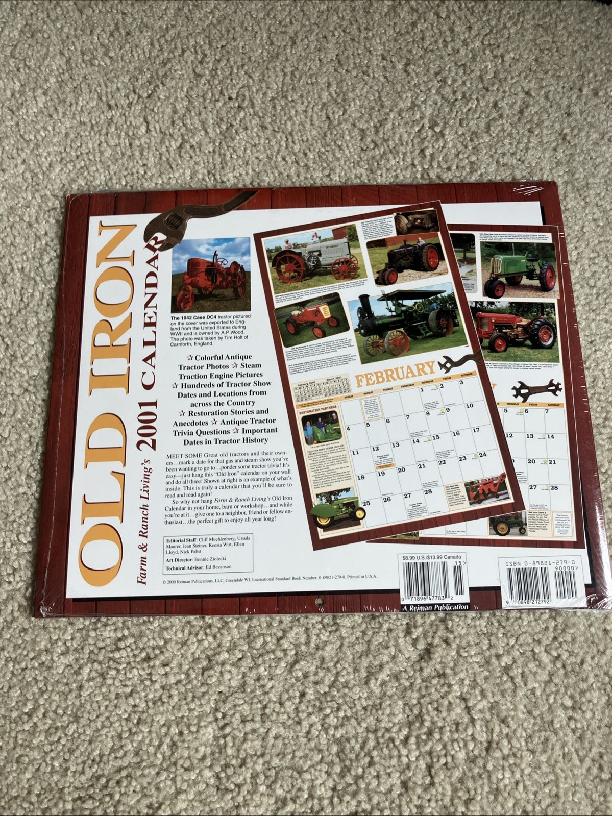 Lot Of 6 Classic Farm Tractors Some Vintage calendars