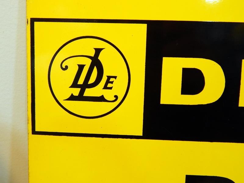 Vtg NOS ORIGINAL DeLaval Dairy Equipment 18″ x 12″ Tin Sign Stout Sign Co MO.